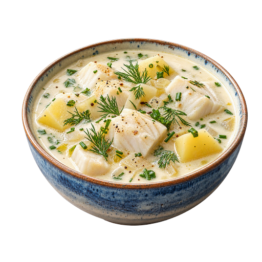 Icelandic Fish Soup sticker illustration