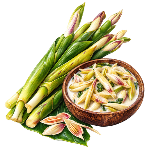 Fiji Asparagus sticker illustration