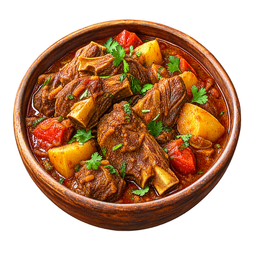 Fijian Lamb Curry sticker illustration