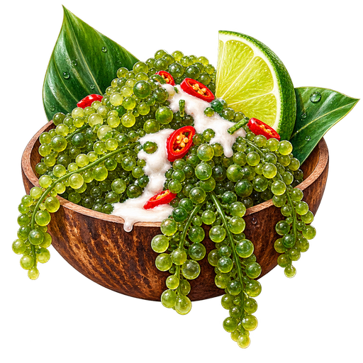 Sea Grapes sticker illustration