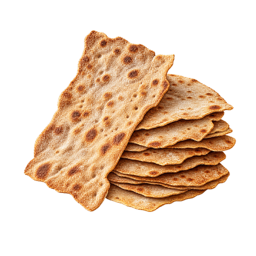 Flatbrød sticker illustration