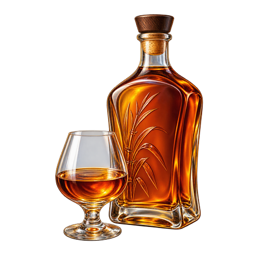 Flor de Caña Rum sticker illustration