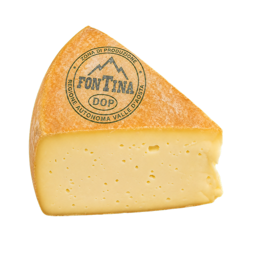 Fontina D.O.P. sticker illustration