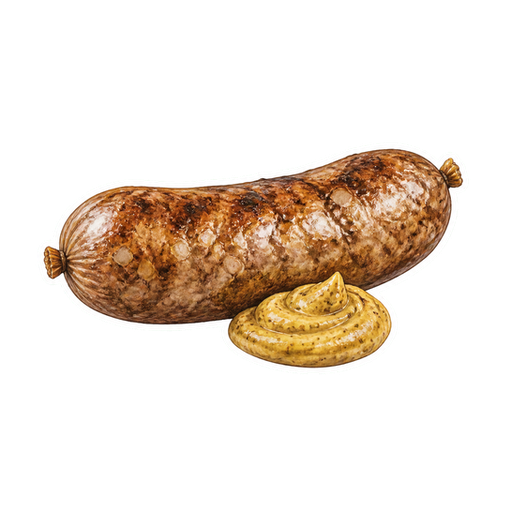 Andouillette sticker illustration