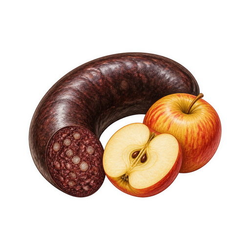 Blood Sausage sticker illustration
