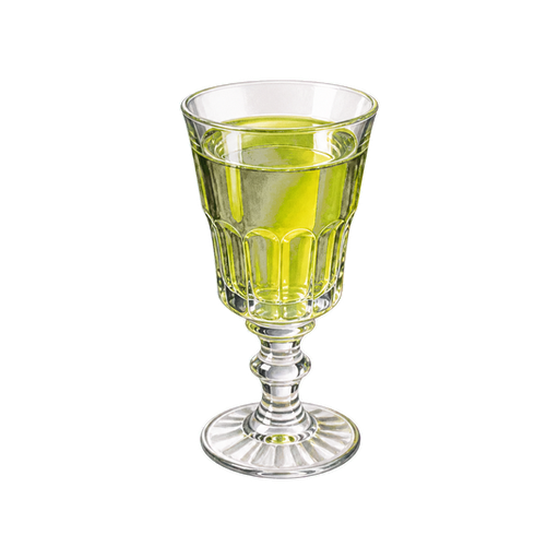 Chartreuse sticker illustration