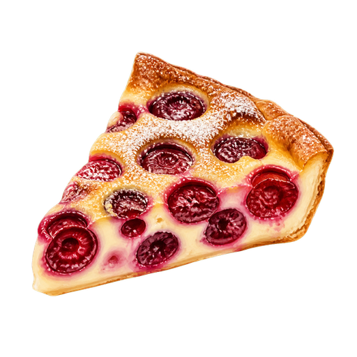 Cherry Clafoutis sticker illustration