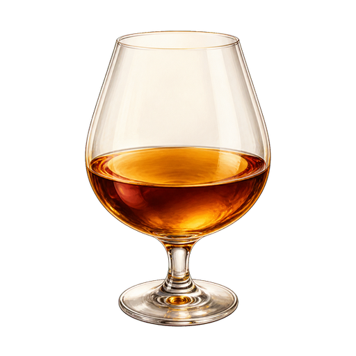 Cognac sticker illustration