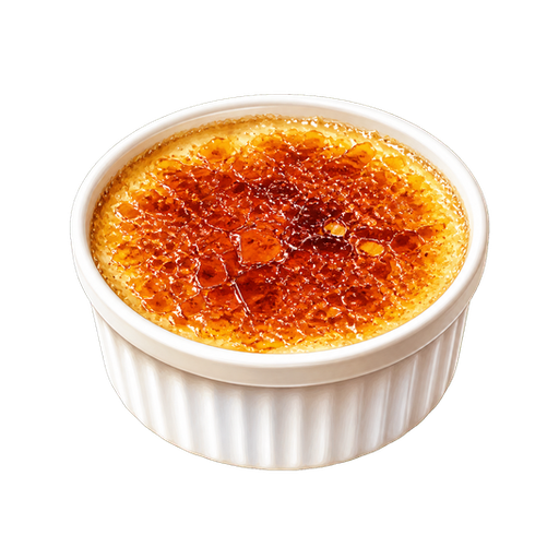 Creme Brulee sticker illustration