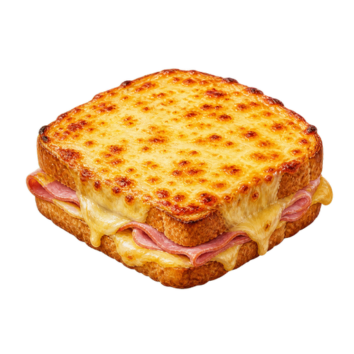 Croque Monsieur sticker illustration