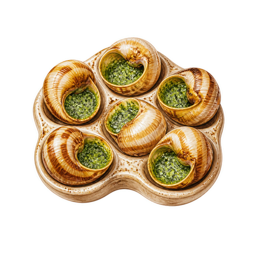 Burgundy Snails sticker illustration