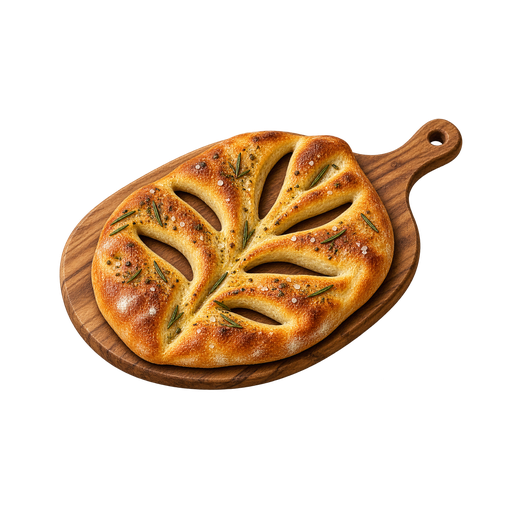 Fougasse sticker illustration