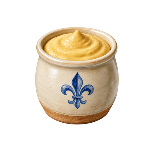 Dijon Mustard sticker illustration