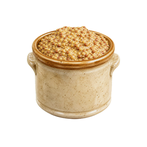 Meaux Mustard sticker illustration