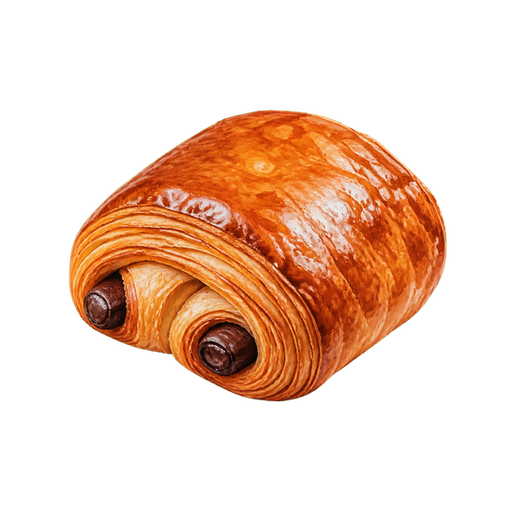Chocolate Croissant sticker illustration