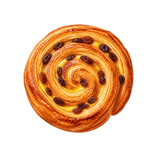 Raisin Pastry sticker illustration