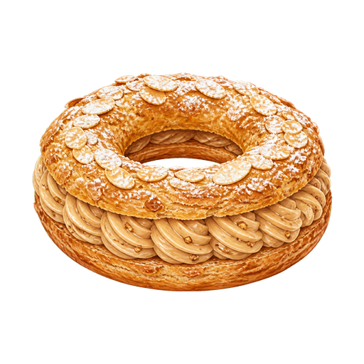 Paris-Brest sticker illustration