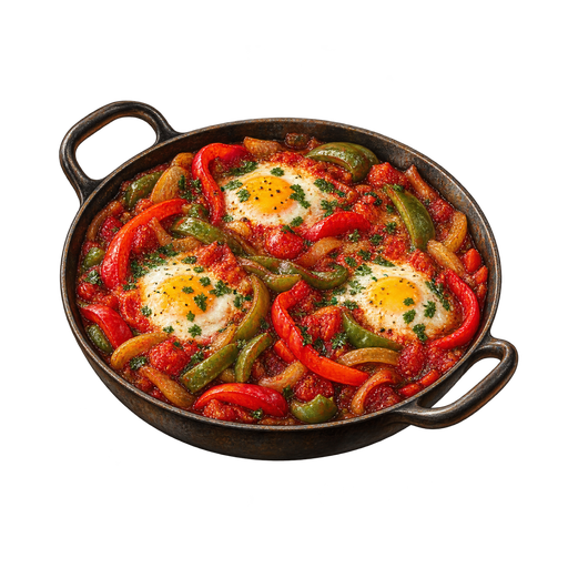 Piperade sticker illustration