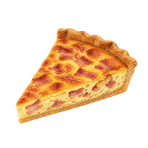Quiche Lorraine sticker illustration