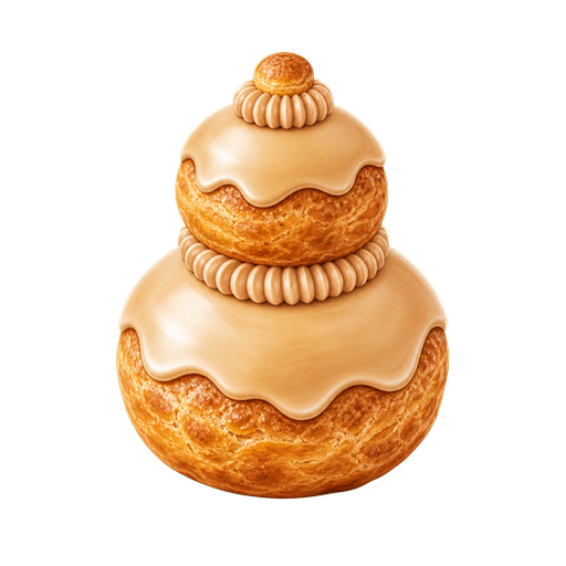 Religieuse sticker illustration