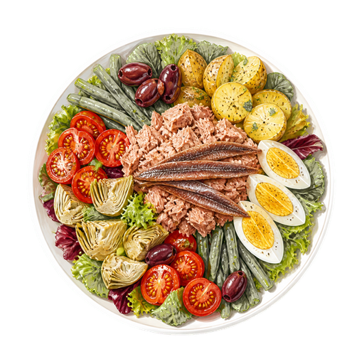 Nicoise Salad sticker illustration
