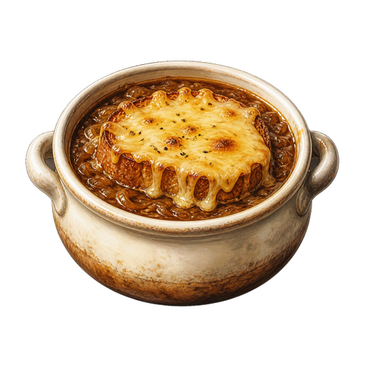 French Onion Soup sticker illustration