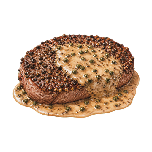 Pepper Steak sticker illustration