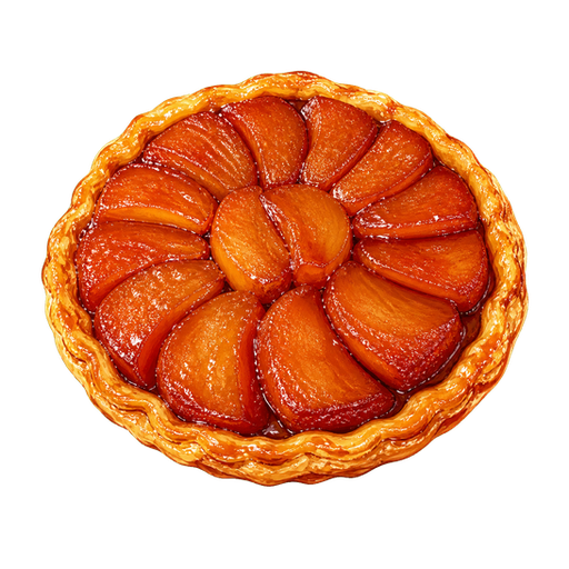 Tarte Tatin sticker illustration