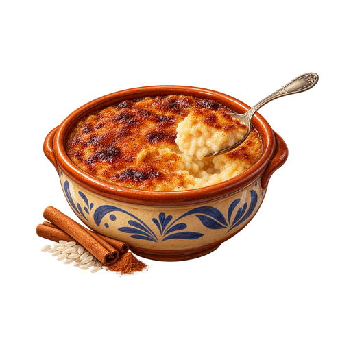 Norman Rice Pudding sticker illustration