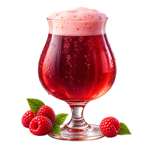 Framboise sticker illustration