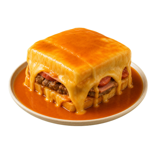 Francesinha sticker illustration