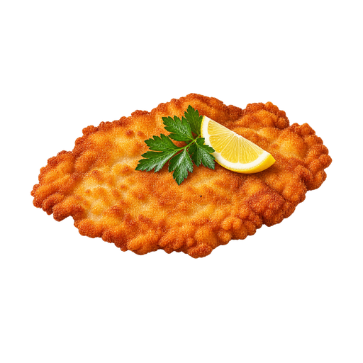 Frankfurter Schnitzel sticker illustration