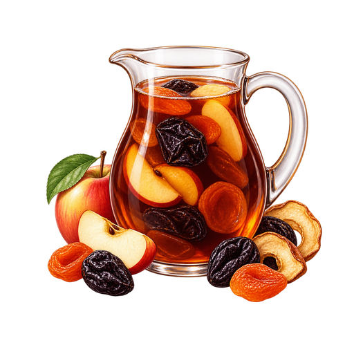 Fränkisches Kirschwasser sticker illustration