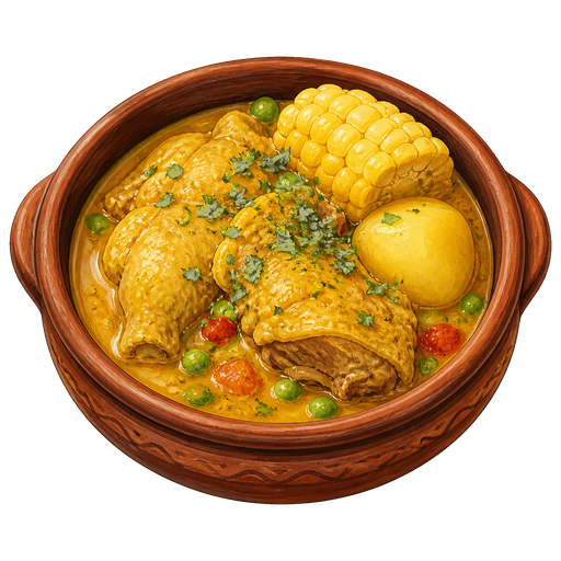 Fricasé Paceño sticker illustration