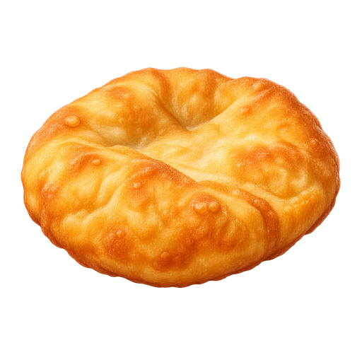 Fried Bake sticker illustration