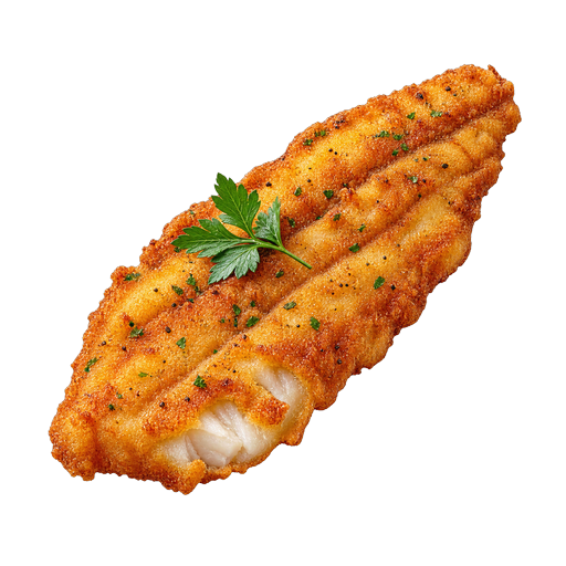 Fried Perch sticker illustration
