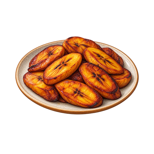Fried Plantains sticker illustration