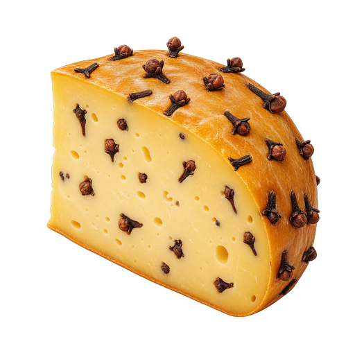 Friesian Clove Cheese sticker illustration