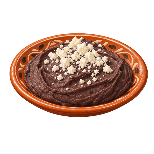Frijoles Volteados sticker illustration