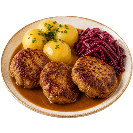 Frikadeller sticker illustration
