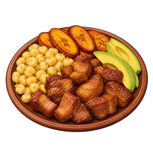 Fritada sticker illustration