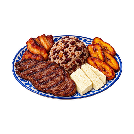 Fritanga sticker illustration