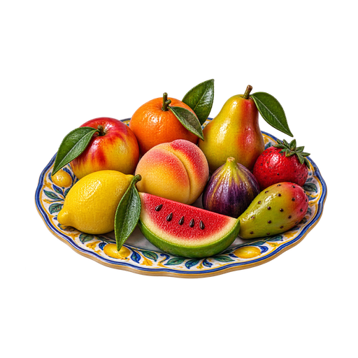 Frutta Martorana sticker illustration