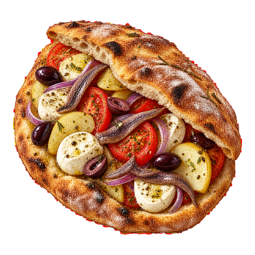Gozitan Ftira sticker illustration