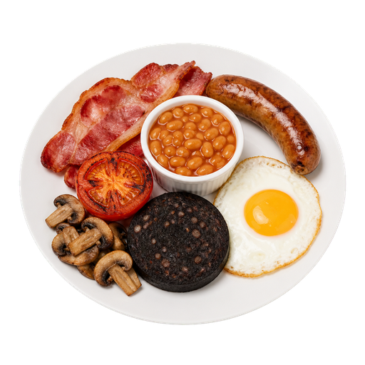Full English Breakfast sticker illustration