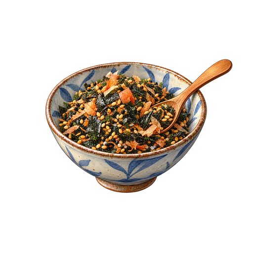 Furikake sticker illustration
