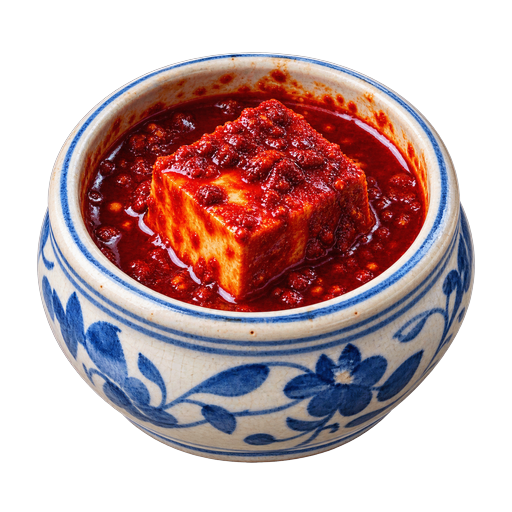 Fermented Bean Curd (Furu) sticker illustration