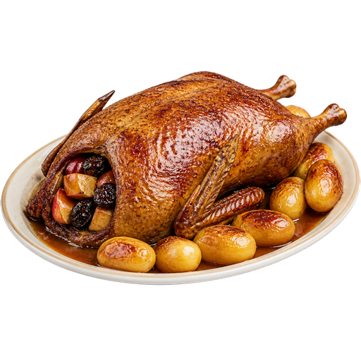Stegt Gås (Roast Goose) sticker illustration