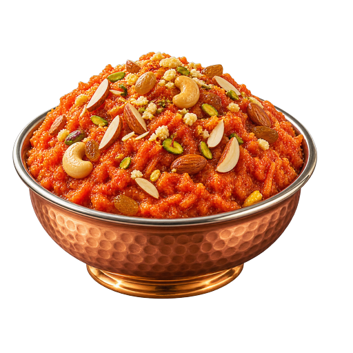 Gajar ka halwa sticker illustration