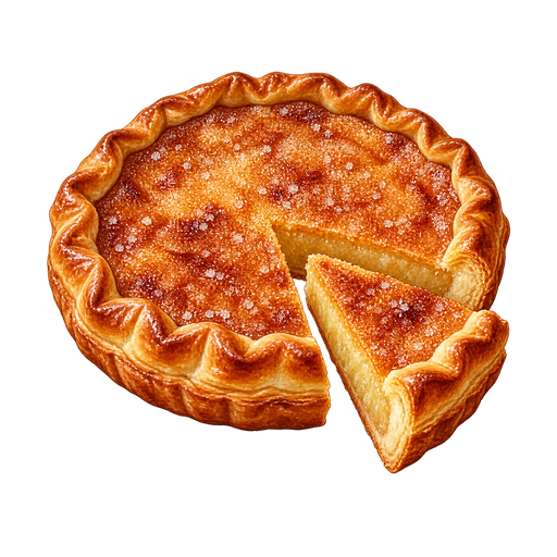 Galette de Pérouges sticker illustration